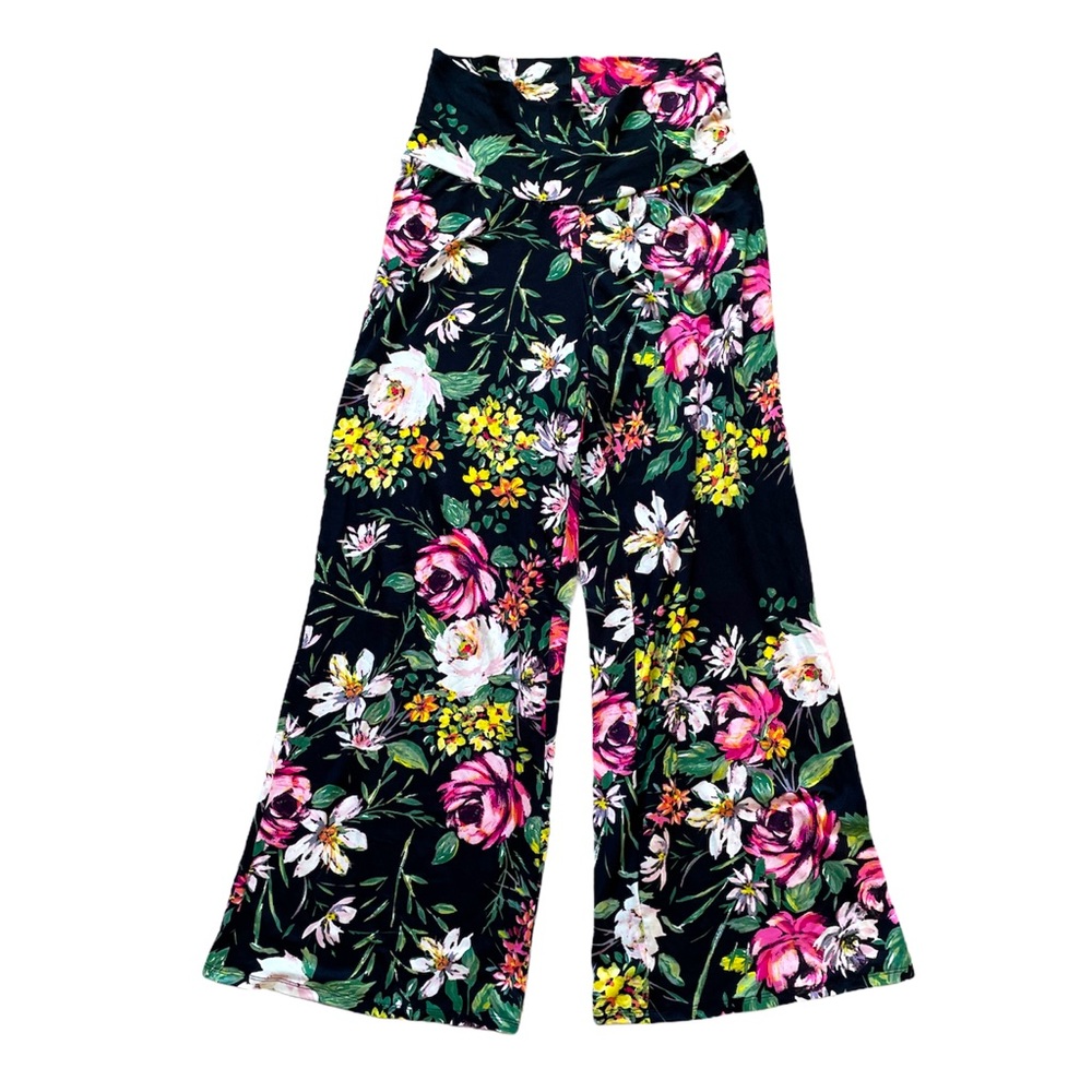 Floral Wide-leg loungers
